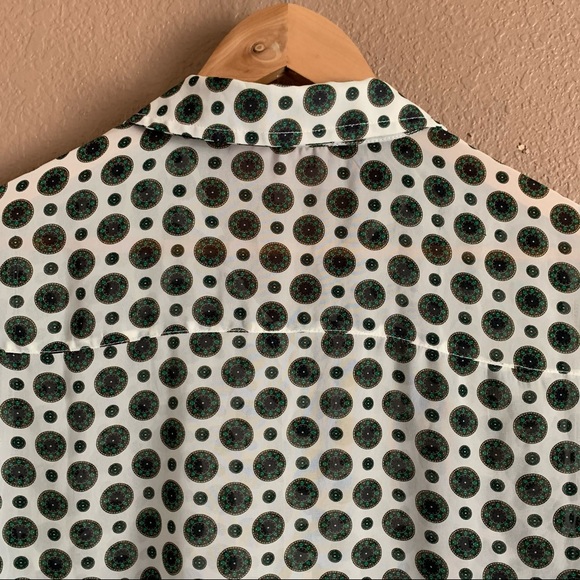 Philosophy Sheer Button Down Blouse Size Large - Picture 7 of 8